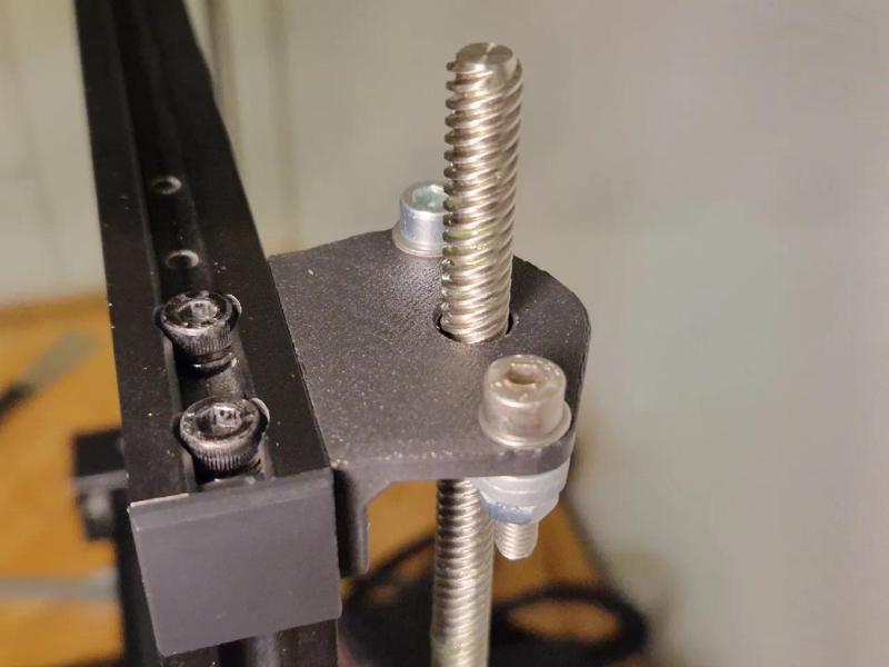 Z Lead screw top support (KFL08 flanged bearing mount) for Ender 3/v2/Pro   