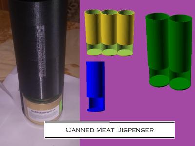 Customizable Canned Meat Dispenser