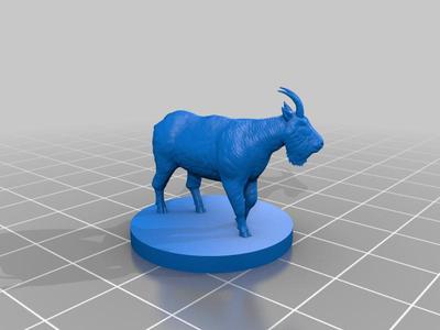 Mountain Goat and Giant Mountain Goat minis