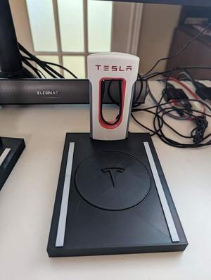 Tesla charging station and parking lot wireless charger