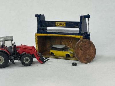 N Scale car crusher