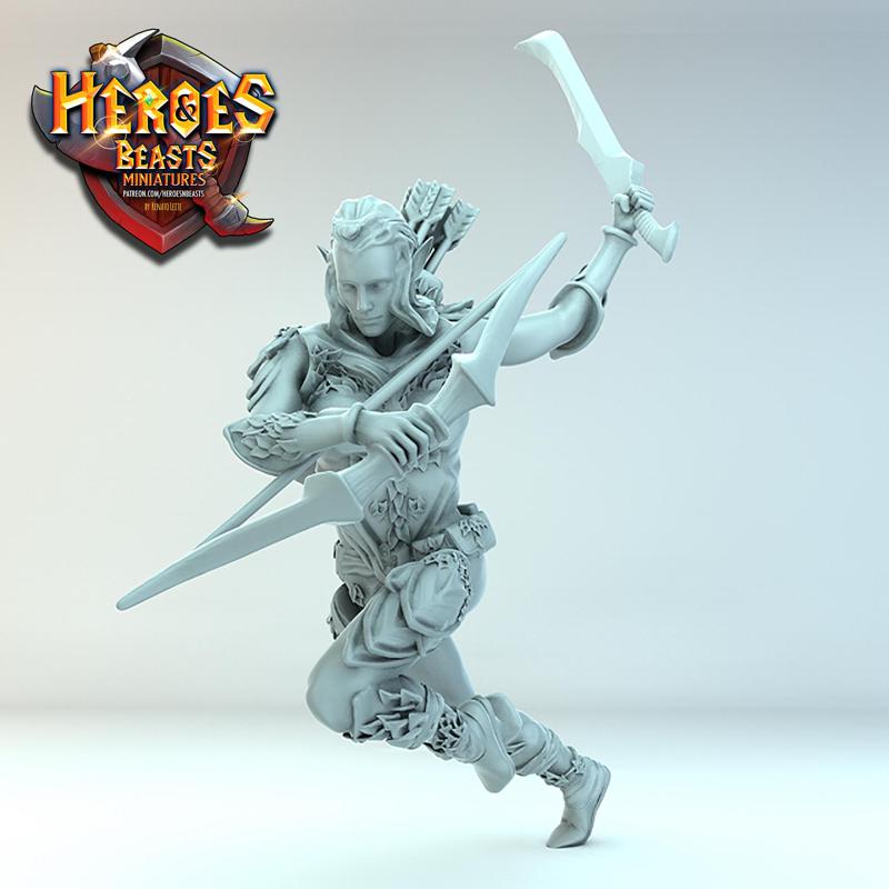 Wood Elf ( sword charging)