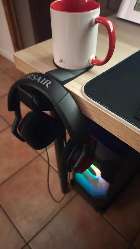 Support de casque / tasse bureau   