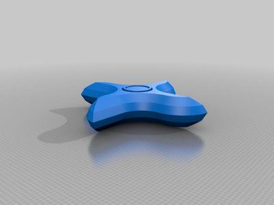 print in one piece fidget spinner
