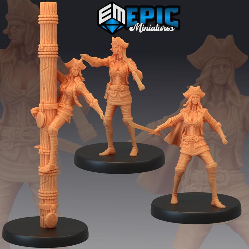 Pirate Boatswain Set / Corsair Collection Female
