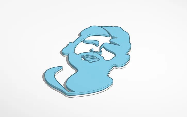 Llavero rostro Messi   