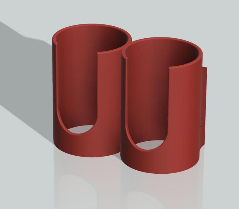 Double drill driver support