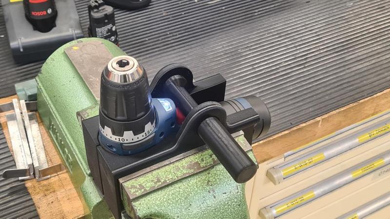 Bosch GSR 12V Vice clamp and rpm adjuster