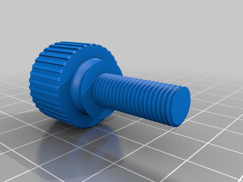 Thumbscrew M8x20, various thread pitch