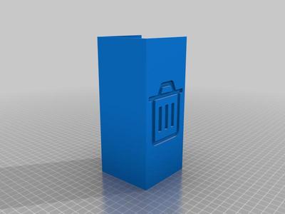 Bambu P1P Filament Disposal Box/ Desk Trashcan