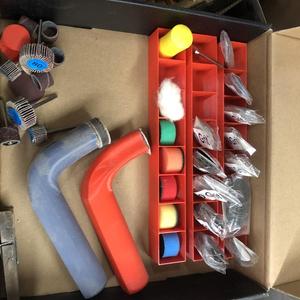 Storage box for one inch Velcro sanding pads 3 versions