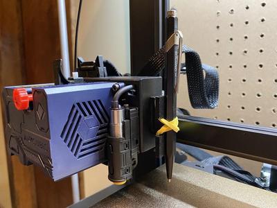 Pen holder for Anycubic Kobra (plotter mod)