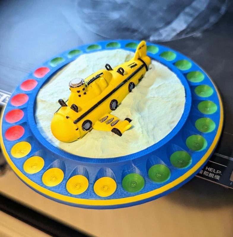 Deep Sea Adventure - Submarine Air Tracker - Colorized for AMS