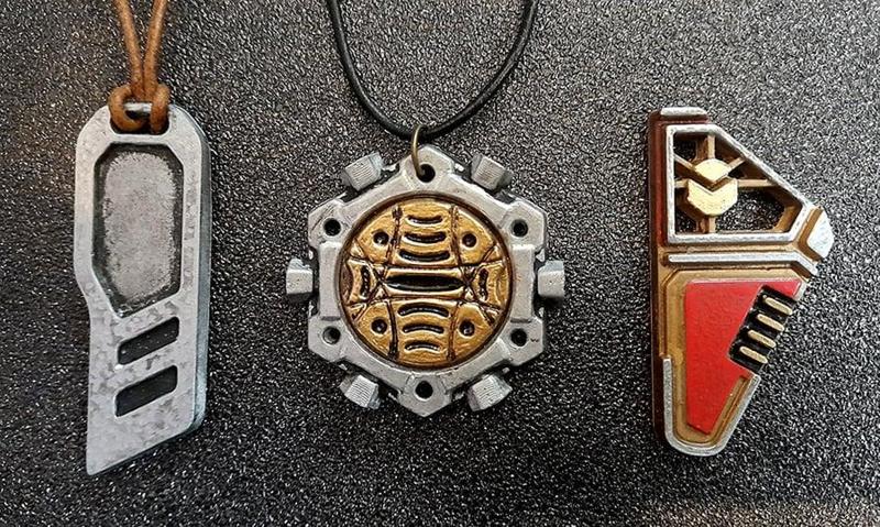 Star Lord Pendants and Communicator