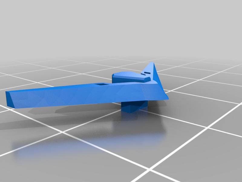 HG Gundam L.O. Booster (1997) - Custom V-fin