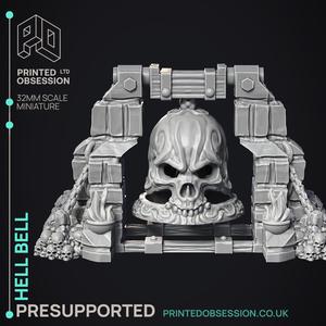 Hell Bell - Scenery - PRESUPPORTED - Hell Hath No Fury - 32mm scale