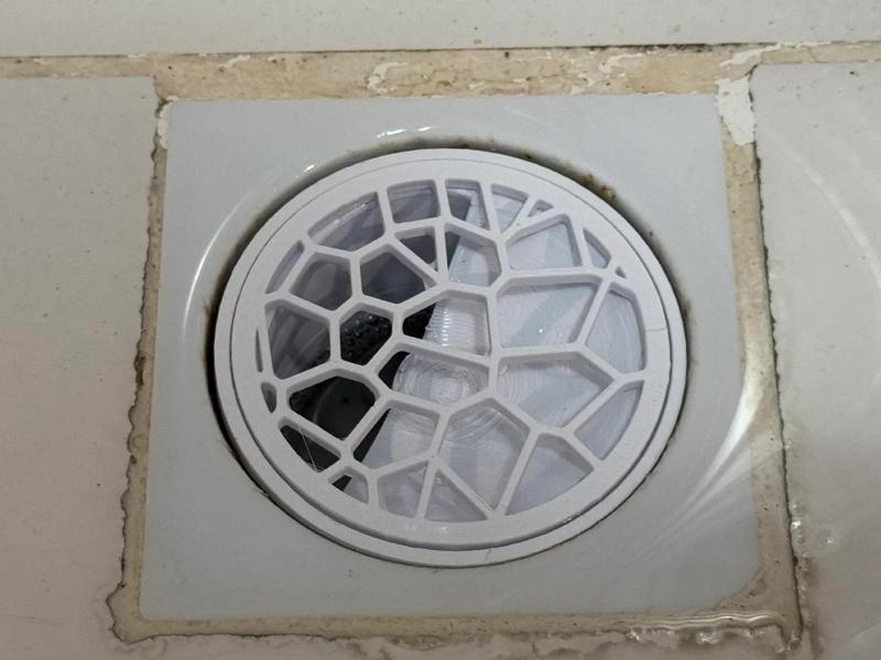 Voronoi Bathroom Water Drain   