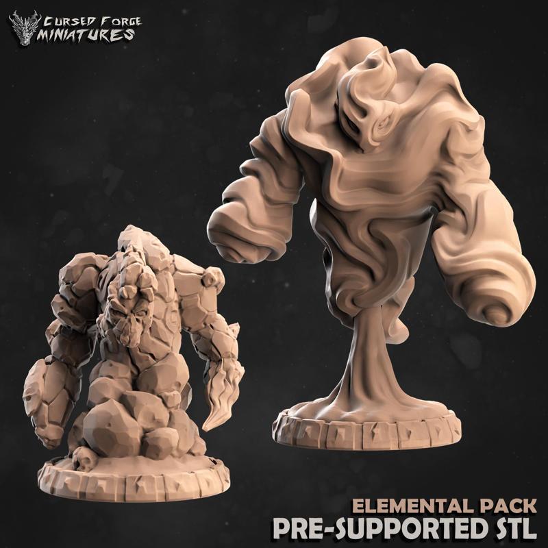 Elemental Pack rpg miniatures