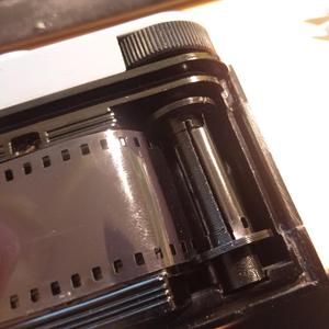 Takeup spool for 35mm camera Smena/Smiena, Agat, Kiev, Contax (szpulka odbiorcza)