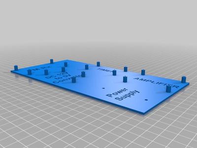 Speaker Post Electronics Mounting Board