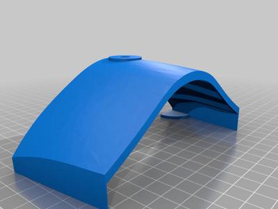Parrot cowl part adjusted to take 360 camera, not tested yet