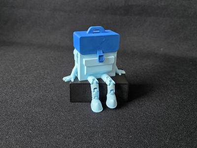 Articulated Flexi Backpack Buddy Gift for Banker