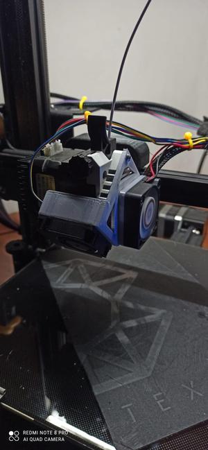 titan aero bracket and fan relocation plate