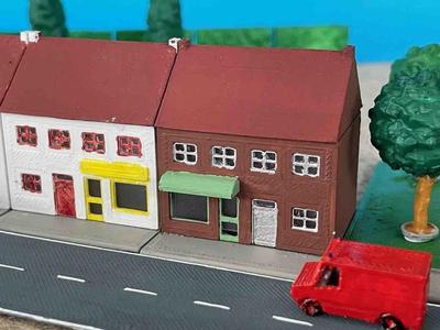 Village house 18 (typ A) - shop (z-scale)