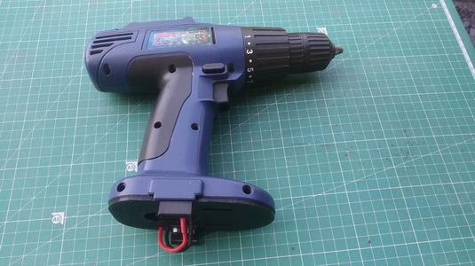 Drill Battery Holder