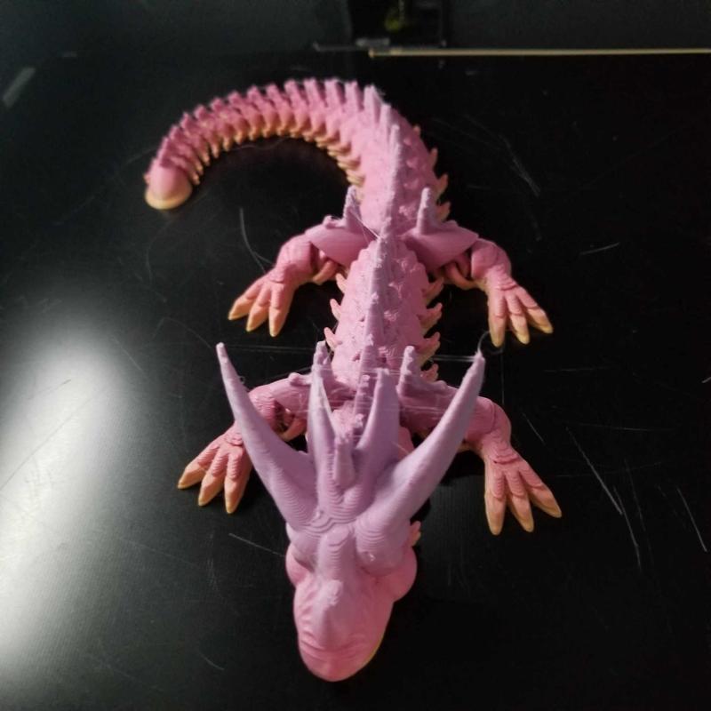 Shakaworld3D Horned Spine Dragon 180x180 V1.stl