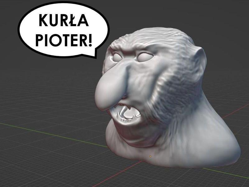 Proboscis Monkey Nosacz Janusz