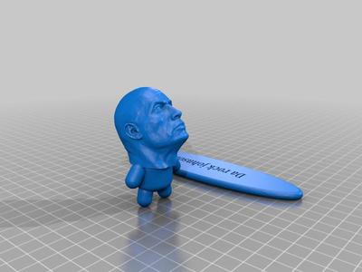 The Rock Johnson Surfing