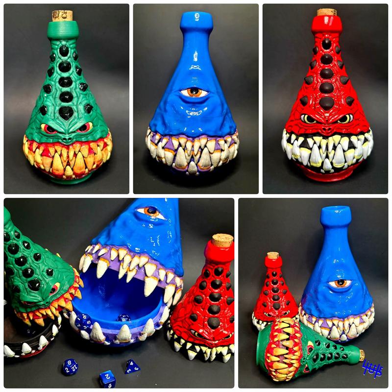 Mimic Potion Bottle   storage / tea-light