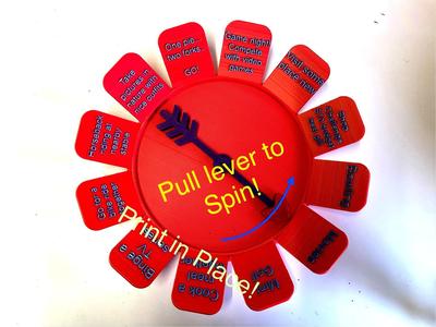 Valentine Date Spinner - Print in Place