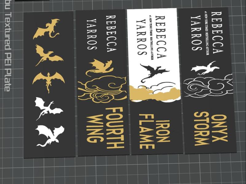 Fourth wing Book marks
