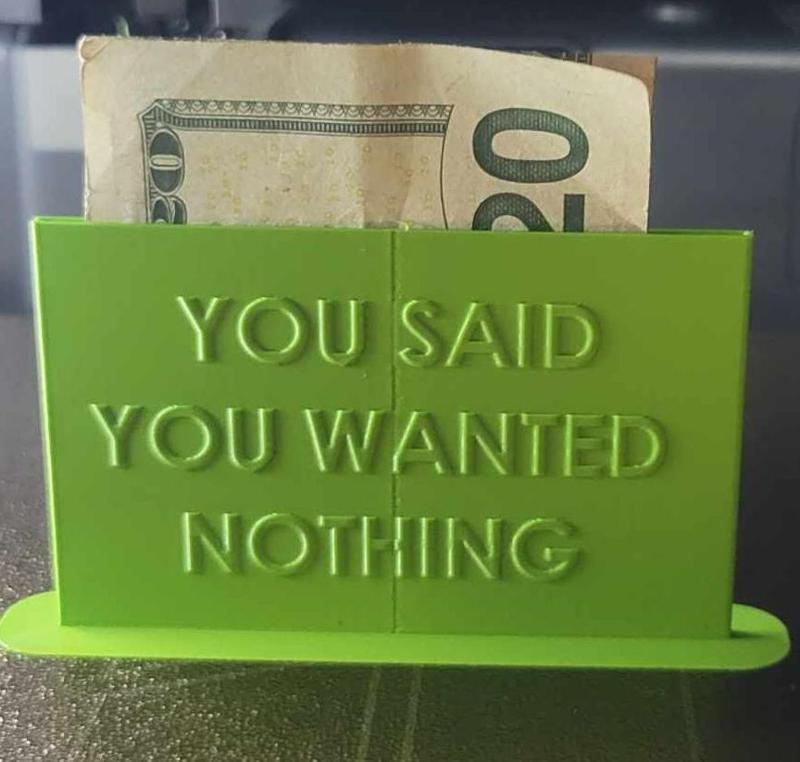 Nothing money Card