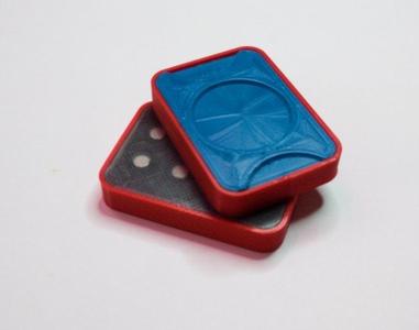 Multicolor Magnetic Fidget Slider with 8 5x5 magnets (16 magnets total)