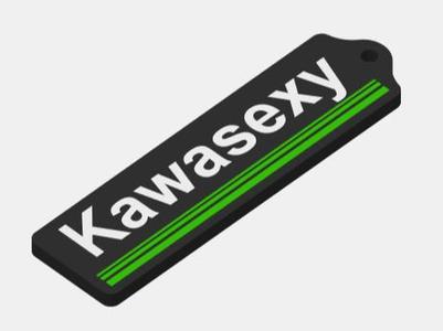 Kawasexy Keychain