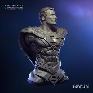 Superman bust - 3d print collectibles