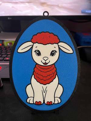 Lamb in an egg - Easter