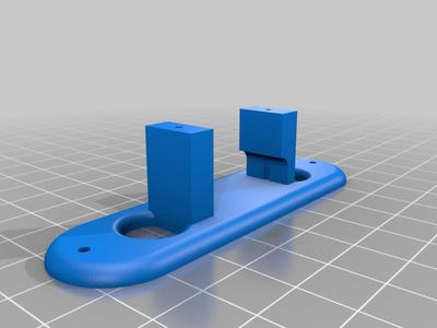caddx ratel 2 cam mount for servo in FMS Fox 3000