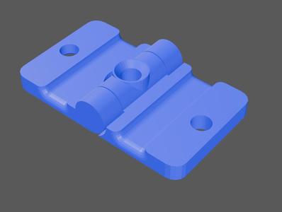 Folding cable holder (print in place)