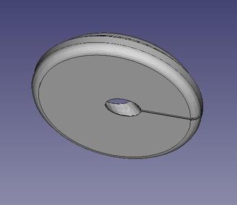 Audi Abdeckung Kabeldurchführung 40mm 6mm Bohrung 