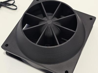 140mm PC Fan Shroud Wind Straightener Sim Racing