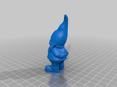 Garden gnome (with a hole in the hat)