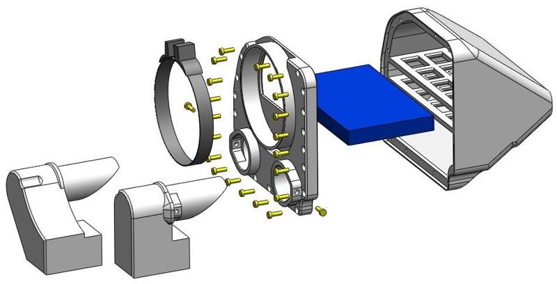 Motobecane 99z intake damper for Dellorto SHA 15/15