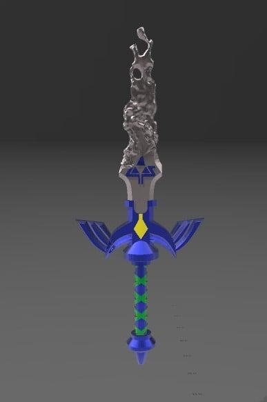 Damaged Master Sword TotK