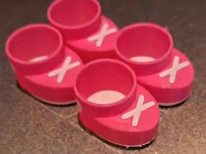 3D Printed Shoes for Plush Dog – Made in Tinkercad