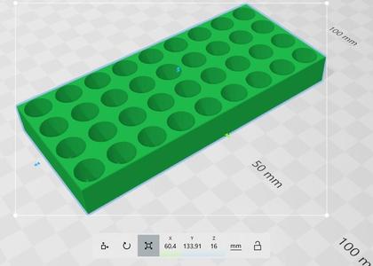 Rack for cryovials/Gradillas para cryovials Cryorack