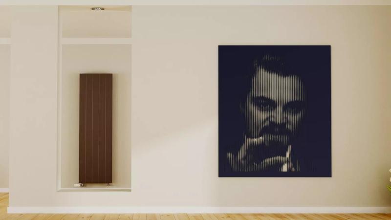 Halftone wall sticker Leonardo DiCaprio 02